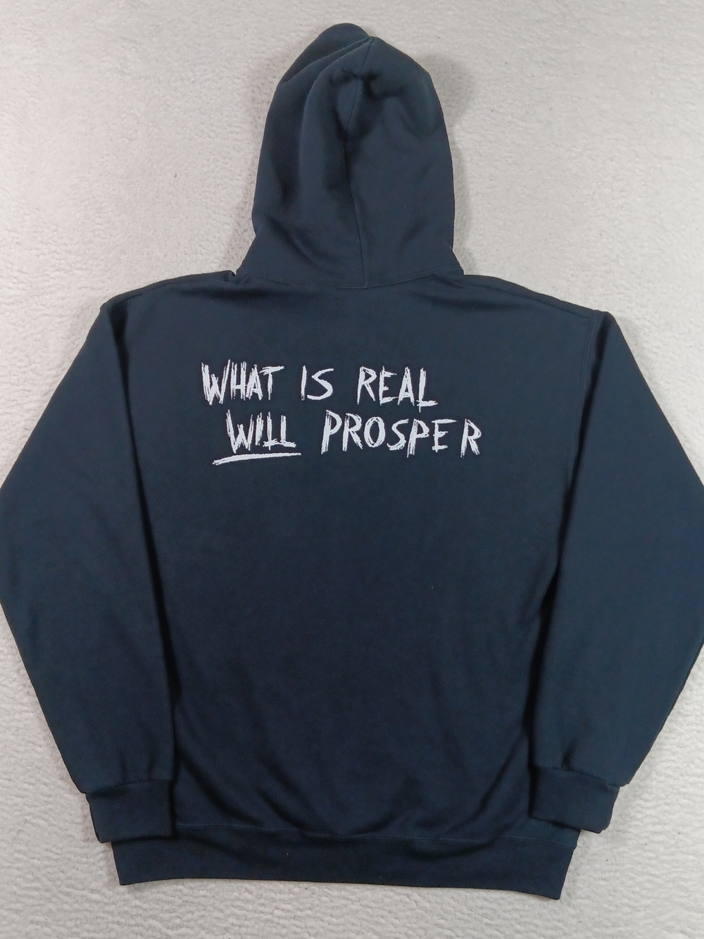XXXTENTACION Hoodie Mens Large Black What Is Real Will Prosper Tour - Picture 4 of 9
